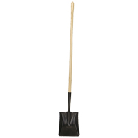 Square-Point Shovel, Wood, Tempered Steel Blade, Straight Handle, 49-1/2" Long TFX930 | WestPier