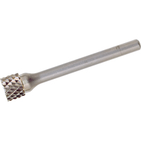 CLEVELAND Solid Carbide Burrs - Cylinder Shape with End Cut, SB-1, 1/4" Dia., 1/4" Shank, 5/8" Depth of Cut WestPier