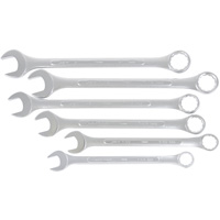 Fully Polished Long Pattern Combination Wrench Set, Combination, 6 Pieces, Imperial WestPier