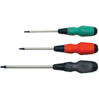 Square TORQUE DRIVE&reg; Screwdriver, #1 Tip, Round, 4" L, Cushion Grip Handle WestPier