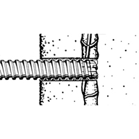 Coupe-barres d'armature rotatifs, 3/8", Tige SDS-Plus, Carbure WestPier