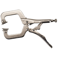 Locking Pliers with Swivel Pads, 6" Length, C-Clamp WestPier