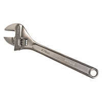 Adjustable Wrench, 15" L, 1-3/4" Max Width, Black WestPier