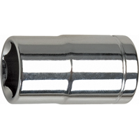 SAE Socket, 1/4", 1/4" Drive, 6 Points, Deep WestPier
