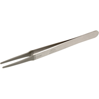 Tweezers - Flat Round Tips, Straight - 4.75" (120 mm) TLZ003 | WestPier