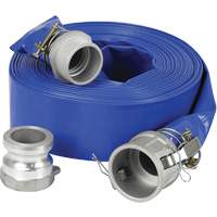 Lay-Flat Discharge Hose Kit for Water Pump, 3" x 600" WestPier