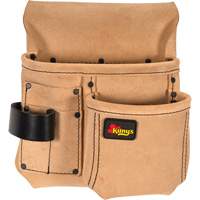 Half Carpenter Apron, Multiple Tool Holder, Leather, 4 Pockets WestPier