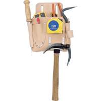 Drywall Tool Pouch, Tool Holder, Leather, 7 Pockets WestPier