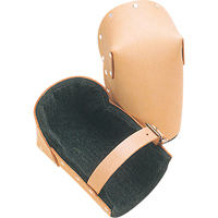 Hard Shell Knee Pads, Buckle Style, Leather Caps, Foam Pads TN240 | WestPier