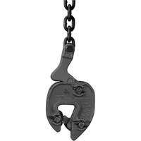 GX Plate Clamp with Chain Connector, 1000 lbs. (0.5 tons), 1/16" - 5/16" Jaw Opening TQB418 | WestPier