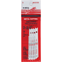 Lames de scie sauteuse, Bim&eacute;tal, Tige en U, 2-3/4" lo, 18 dents par pouce WestPier
