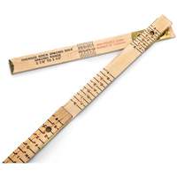 R&egrave;gle de maçon surdimensionn&eacute; Red End, 6' lo, Bois, Graduations de 1/16" WestPier