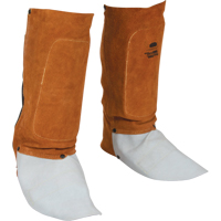 Leather Spats, 14" L, Lava Brown WestPier