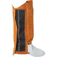 Leather Spats, 14" L, Lava Brown WestPier