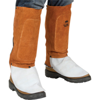 Leather Spats, 14" L, Lava Brown WestPier