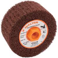 Blendex Surface Conditioning Drum, 4-1/4" Dia. x 2" W, 5/8"-11 Arbor, Medium Grit WestPier