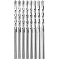8-Piece Guidepoint Spiral Saw Bit with 1/8" Diameter, 1/8", 3/4" Flute WestPier
