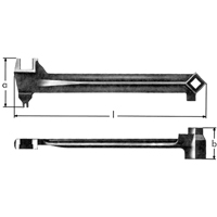 l&eacute;s &agrave; bonde, 2-1/2", Longueur de 15-1/15" WestPier
