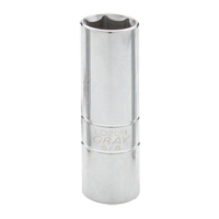 Douille de bougie, Prise 1/2", Douille 5/8", lo 2-1/2" WestPier
