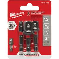 Jeu d'adaptateur de douilles &agrave; chocs Shockwave, 1/4" Prise, Sph&eacute;rique, 1-7/8" lo WestPier