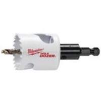 Scie-cloche Hole Dozer avec arbre, 1-3/4", Profondeur de la coupe 1-5/8", Bim&eacute;tal WestPier