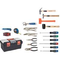 Essential Tool Set with Plastic Tool Box, 28 Pieces TYP013 | WestPier