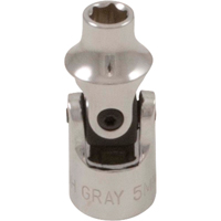 Universal Joint Socket , 1/4"/6 mm Drive, 6 Points WestPier