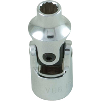 Universal Joint Socket , 1/4" Drive, 12 Points WestPier