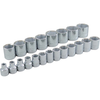 Jeu de douilles, 21 Mcx, Prise de 3/8" WestPier