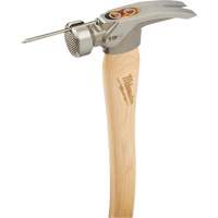 Marteau de charpente &agrave; face usin&eacute;e, 19 oz., Prise en Bois, 16" lo WestPier