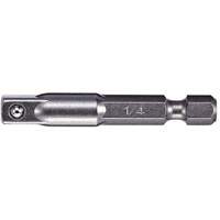 Adapter & Extension, 1/4" Drive Size, 1/4" Male Size, Pin, 4" L WestPier