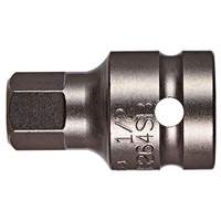 Socket Bit, Hex, 6 mm x 1-1/2" L, 1/2" Drive WestPier