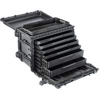 Gen 2 Mobile Tool Chest, 24" W, 6 Drawers, Black WestPier