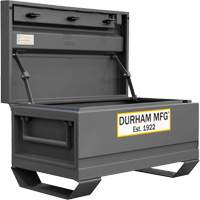 Jobsite Storage Box, 32" x 19" x 17-13/16", Steel, Grey WestPier