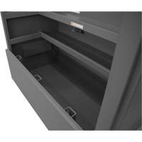 Piano Style Jobsite Storage Box, 60-1/2" W x 34-3/4" D x 49-3/8" H, Grey UAI848 | WestPier