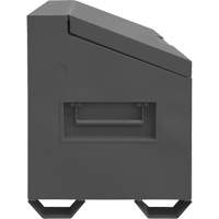 Jobsite Sloped Lid Storage Box, 60" x 30" x 39-3/8", Steel, Grey UAI849 | WestPier
