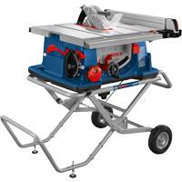 Worksite Table Saw with Gravity-Rise Wheeled Stand, 120 V, 15 A, 3650 RPM UAJ681 | WestPier