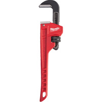 Cl&eacute; &agrave; tuyau, Cap des m&acirc;choires 1-1/2", Longueur 10", Fini Rev&ecirc;tement en poudre, Prise Ergonomique WestPier