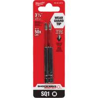 Embout de tournevis Shockwave Impact Duty, Carr&eacute;e, Embout #1, Prise 1/4", Longueur 3-1/2" WestPier