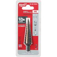 Foret &eacute;tag&eacute;, 3/16"/#4 - #4/7/8", Incr&eacute;ments de 1/32", Acier rapide au cobalt WestPier