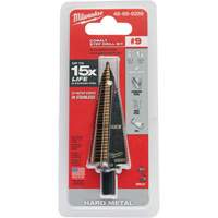 Foret &eacute;tag&eacute;, 7/8"/#9 - #9/1-1/8", Incr&eacute;ments de 1/32", Acier rapide au cobalt WestPier