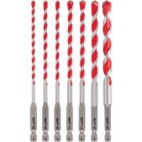 Jeu de forets pour perceuse &agrave; percussion Shockwave, 7 morceaux, Carbure WestPier