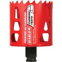 Wood & Metal Hole Saw, 2-5/8", 2-3/8" Depth of Cut, Carbide WestPier