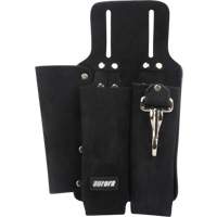 Lineman's Tool Pouch, Multiple Tool Holder, Leather, 3 Pockets WestPier