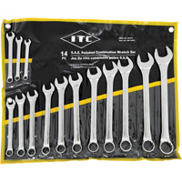 ICW-14PS Polished Wrench Set, Combination, 14 Pieces, Imperial WestPier
