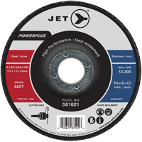 Meule &agrave; tronçonner PowerPlus A60T, 4-1/2" x 3/64", Arbre de 7/8", Type 27, 13 300 Tr/min WestPier