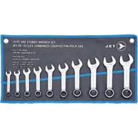 SCWS-10S Stubby Wrench Sets, Combination, 10 Pieces, Imperial WestPier
