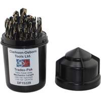 Two-Tone 29-Piece Mechanic's Drill Set, High Speed Steel WestPier