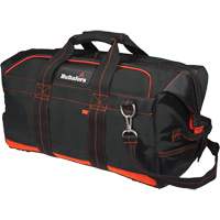 Sac professionnel de 24" pour &eacute;quipement d'entrepreneur, Polyester balistique, Noir/Rouge WestPier