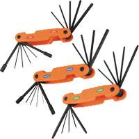 Pro Folding Hex Key Set, 31 Pcs., Metric & Imperial/Torx&reg; WestPier